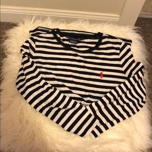 RL POLO QUARTER SLEEVE TOP